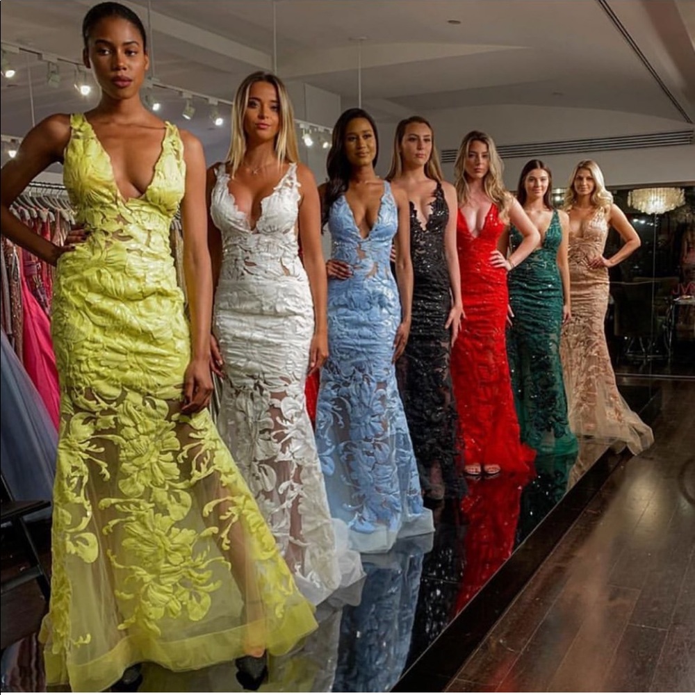 JOVANI 60283 Sequined Embellished Gown